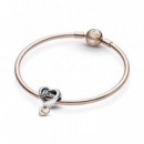PANDORA Dia de la Madre Charm en Plata de Ley y Rose Corazón Gracias Mamá 789372C00