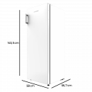Bolero Coolmarket 1D 242 White 55X58,8X143,4 Cm  CECOTEC