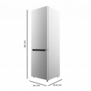 Bolero Coolmarket Combi 250 Inox D 54X59X180 Cm  CECOTEC