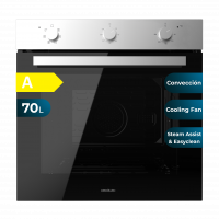 Bolero Hexa M236000 Inox Time a  59,5X59,5X57,5 Cm  CECOTEC