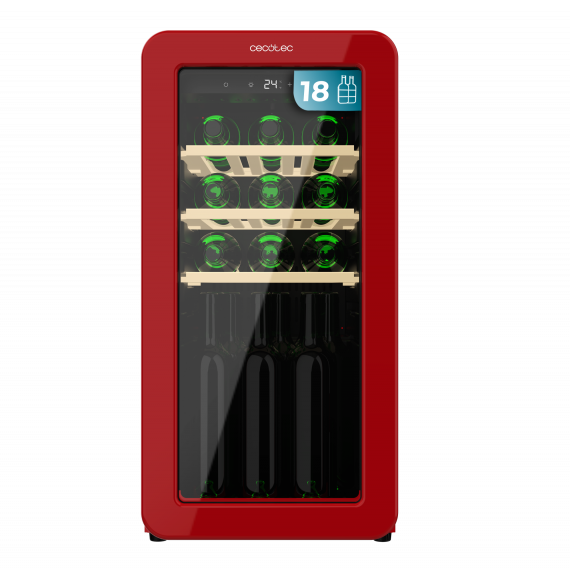 Bolero Grandsommelier Origin 18 Hit Red 36,6X47,6X74,3 Cm  CECOTEC
