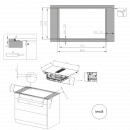 Placa con Campana Bolero Squad Ih 4800 TOTALFLEX80 80X52X2,3 Cm  CECOTEC