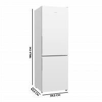 Bolero Coolmarket Combi 322 White E 59,5X63,5X185,5 Cm  CECOTEC