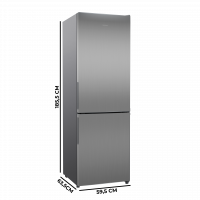 Bolero Coolmarket Combi 322 Inox E 59,5X63,5X185,5 Cm  CECOTEC