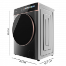 Bolero Dresscode 9900 Inverter Fullcolor Steel a 60X52X84,7 Cm  CECOTEC