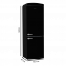 Bolero Coolmarket Combi Origin 294+ Black E 60,5X63,1X190,2 Cm  CECOTEC