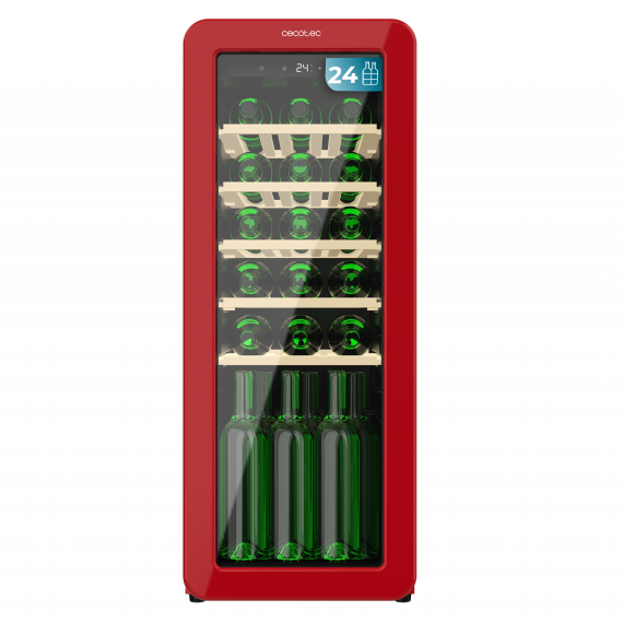 Bolero Grandsommelier Origin 24 Hit Red 36,6X47,6X92,8 Cm  CECOTEC