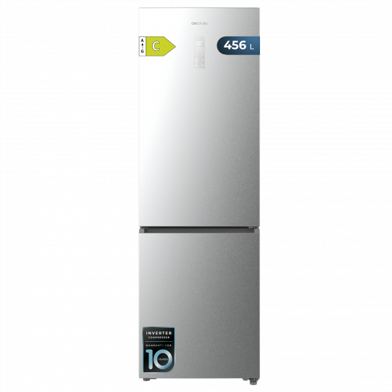 Bolero Coolmarket Combi 456 Inox C 59,5X68X201 Cm  CECOTEC