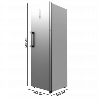 Bolero Coolmarket 1D 360 Inox E 59,5X61,8X185 Cm  CECOTEC