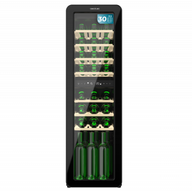 Bolero Grandsommelier Origin Duo 30 Hit Black 36,6X47,6X120,5 Cm  CECOTEC