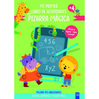 MI PRIMER LIBRO DE ACTIVIDADES CON PIZARRA MAGICA VERDE