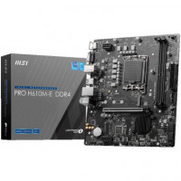 MSI Placa Base Pro H610M-E D4  DDR4 LGA1700 Gen 12.ª  / 2XDDR4 / 1XM.2