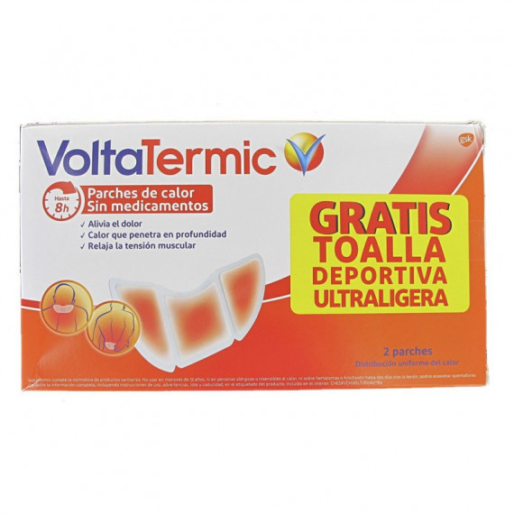 Voltatermic 2 Parches en Mariposa de Calor + Toalla Deportiva de Regalo  VOLTADOL