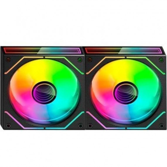 MARS GAMING VENTILADORES  MF-3DPROX2R/ 12CM/ ARGB 2-PACK