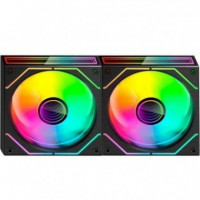 MARS GAMING Ventiladores  MF-3DPROX2R/ 12CM/ Argb 2-PACK