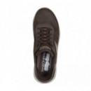 Zapatillas SKECHERS Slips Ins Marrones Hombre