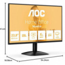 Monitor 23.8" AOC 24B31H 23.8" LED IPS FullHD 120Hz Adaptive Sync