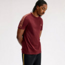 Camiseta Ringer con cinta deportiva en contraste