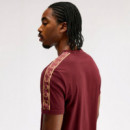 Camiseta Ringer con cinta deportiva en contraste