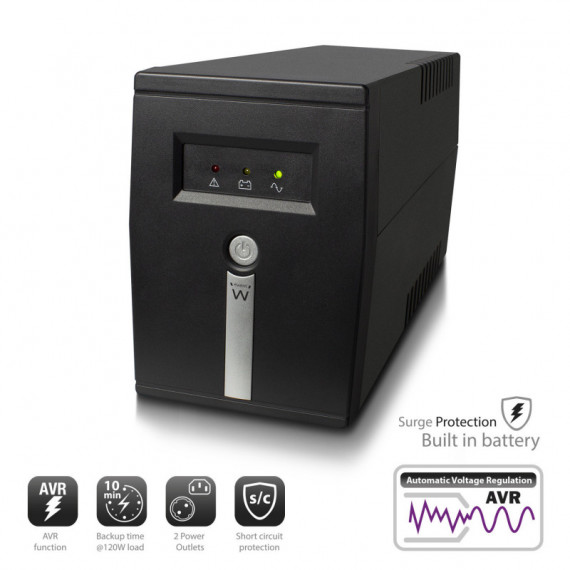 Ups EWENT Interactiva 600VA