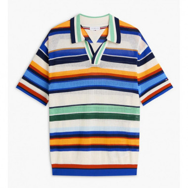 TOMMY HILFIGER - MULTI STRIPE SS POLO - C7F - F|MW0MW43250/C7F