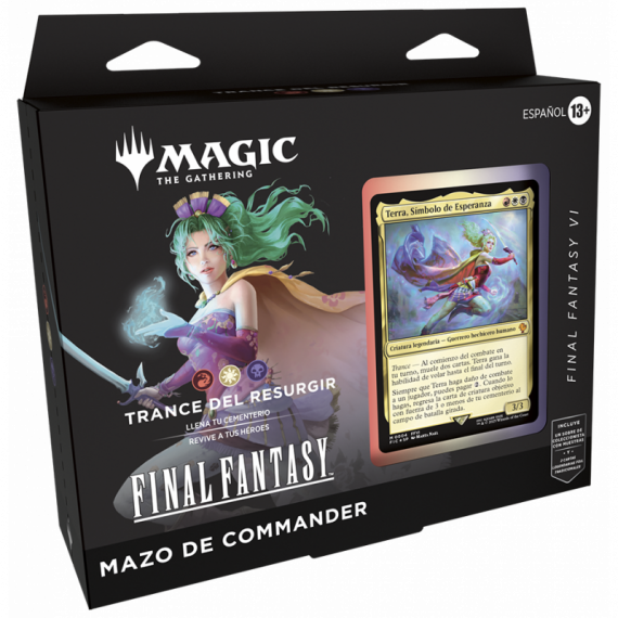 Mazo Commander Trance del Resurgir Final Fantasy Magic The Gathering Castellano  WIZARDS OF THE COAST