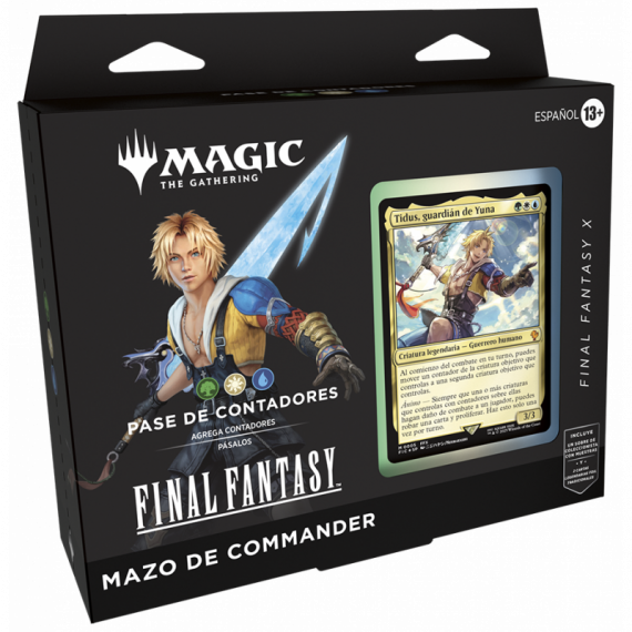 Mazo Commander Pase de Contadores Final Fantasy Magic The Gathering Castellano  WIZARDS OF THE COAST