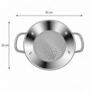 SARTEN PAELLERO INOX 280X35MM LARRYHOUSE