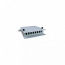LAPARA CAJA MURAL METALICA FIBRA OPTICA 8 SC SIMPLEX/ LC DUPLEX