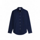 TOMMY HILFIGER - Flex Poplin Mini Print Shirt - 0GY - F|MW0MW43318/0GY
