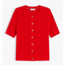 TOMMY HILFIGER - SUMMER CABLE C NK CARDI S/S - XNF - F|WW0WW50070/XNF