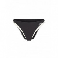 KARL LAGERFELD - Signature Cheeky Bikini Bottom - 999 - B2W46023/999