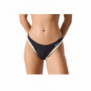 KARL LAGERFELD - signature cheeky bikini bottom - 999 - B2W46023/999