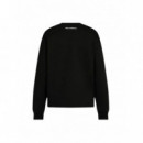 KARL LAGERFELD - signature hem sweatshirt - 999 - B3W20031/999