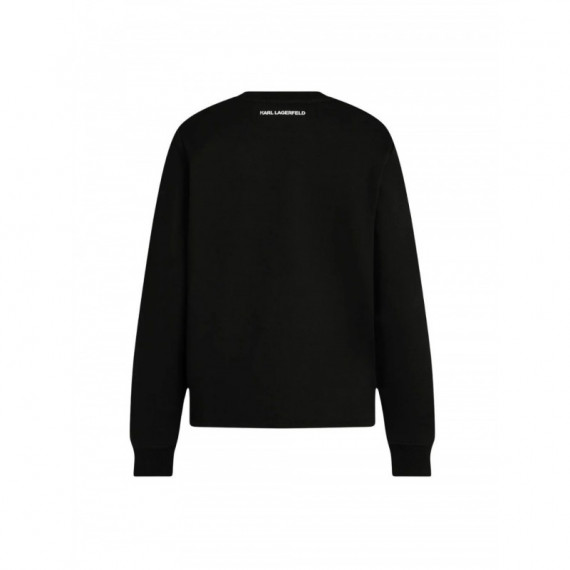 KARL LAGERFELD - signature hem sweatshirt - 999 - B3W20031/999