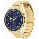 PARKER PVD ORO ARMIS 44MM E/AZUL