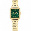 RELOJ NIA DORADO E/VERDE