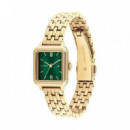 RELOJ NIA DORADO E/VERDE