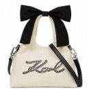 KARL LAGERFELD - k/signature ribbon bow shp - 106 - B3W50009/106
