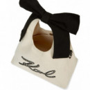 KARL LAGERFELD - k/signature ribbon bow shp - 106 - B3W50009/106