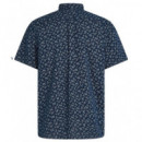 TOMMY HILFIGER - Cotton Linen Paisley Rf Ss Shirt - Daf - F|MW0MW38566/DAF