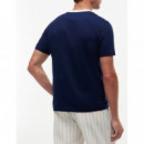 TOMMY HILFIGER - MESH NECKTRIM REGULAR TEE - DCC - F|MW0MW43207/DCC