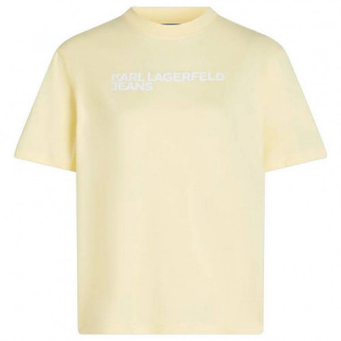 KLJ REG SS ESSENTIAL TEE PASTEL YELLOW