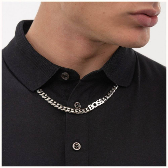 Collar Plateado  BOSS