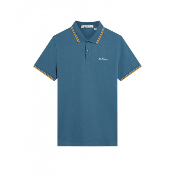 Polos Polo Signature Ben Sherman Blue Shadow