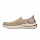 SKECHERS Zapatillas Delson 30 - Cabrino Taupe 210604-TPE