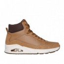 SKECHERS Zapatillas Uno Marrones 183013-WSK