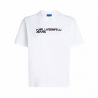 KARL LAGERFELD Camiseta Essential Blanca A1W17005-100