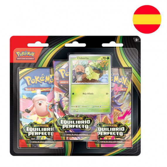 Blister 3 Sobres Equilibrio Perfecto Pokemon Español  POKEMON TRADING CARD GAME