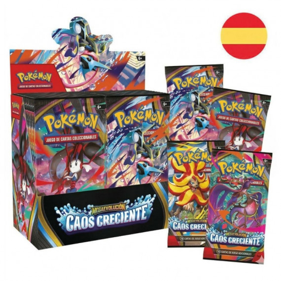 Sobres Cartas Caos Creciente Megaevolucion Pokemon Español  POKEMON TRADING CARD GAME